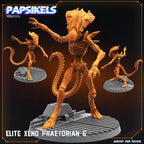 Aliens Vs Humans - Ascension - Xeno Elite Praetorians - Set 1, Papsikels, 32mm Mini