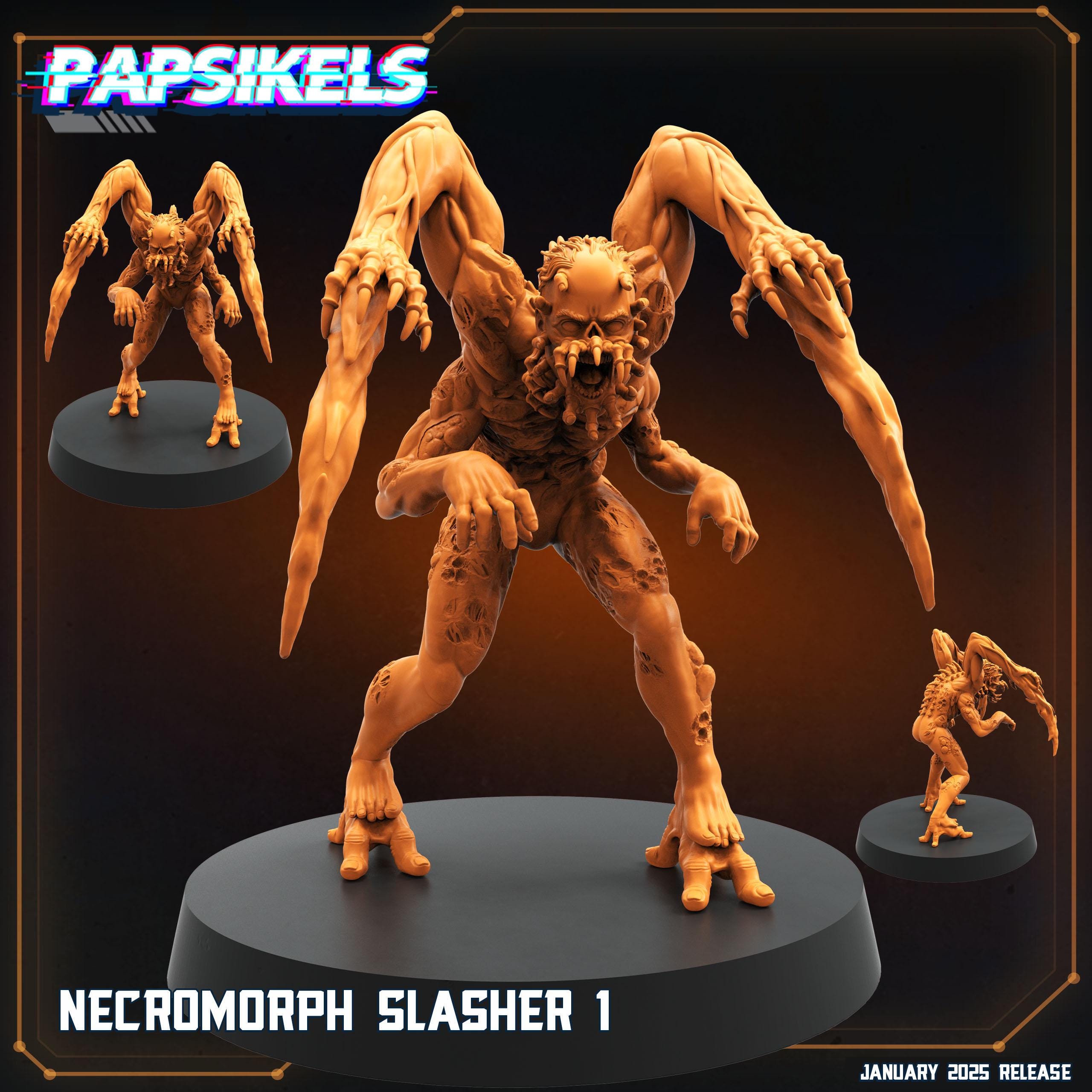 Aliens Vs Humans - Ascension - Necromorph Slashers Set - Dead Space, Papsikels, 32mm Mini