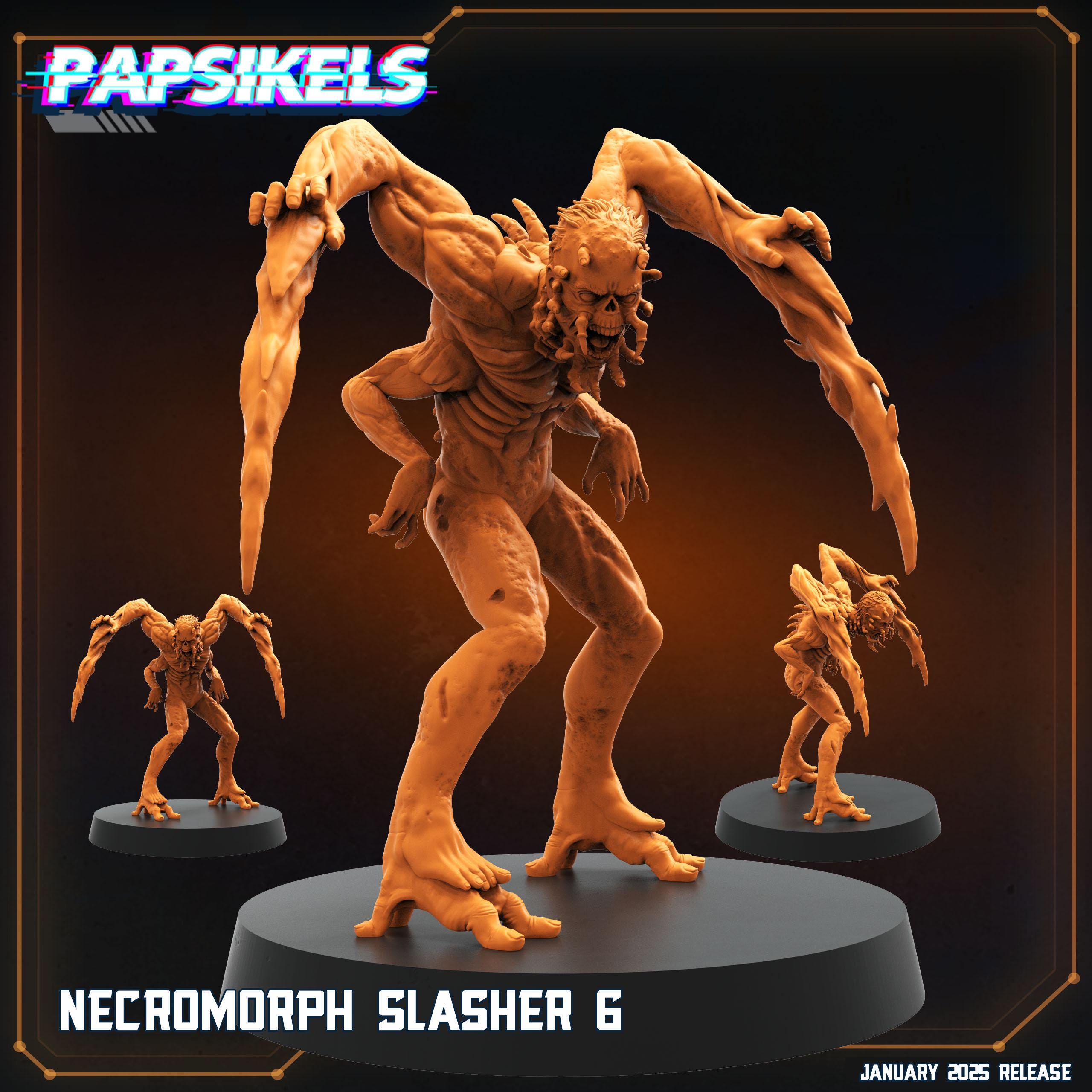 Aliens Vs Humans - Ascension - Necromorph Slashers Set - Dead Space, Papsikels, 32mm Mini