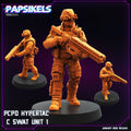 Cyberpunk PCPD Hypertac C Swat Units | Papsikels, Resin Miniature - Tabletop  Miniature - 32mm