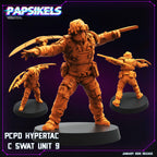 Cyberpunk PCPD Hypertac C Swat Units | Papsikels, Resin Miniature - Tabletop  Miniature - 32mm