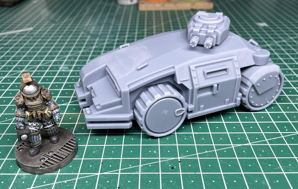 Papz Industries Arc Whrellieck MK1 Miniature Figurine - Sculpted for RPG, Wargaming, TTRPG, Anime Enthusiasts