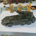 Papz Industries Zyriel SPH-03 Self-Propelled Howitzer Miniature: Cyberpunk Wargaming Sculpture for TTRPG & RPG