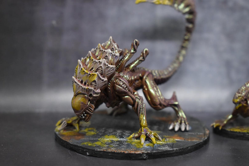 Xenomorph Xeno Brood Charger Miniature - 32mm Papsikels Alien RPG Figure for Tabletop Gaming