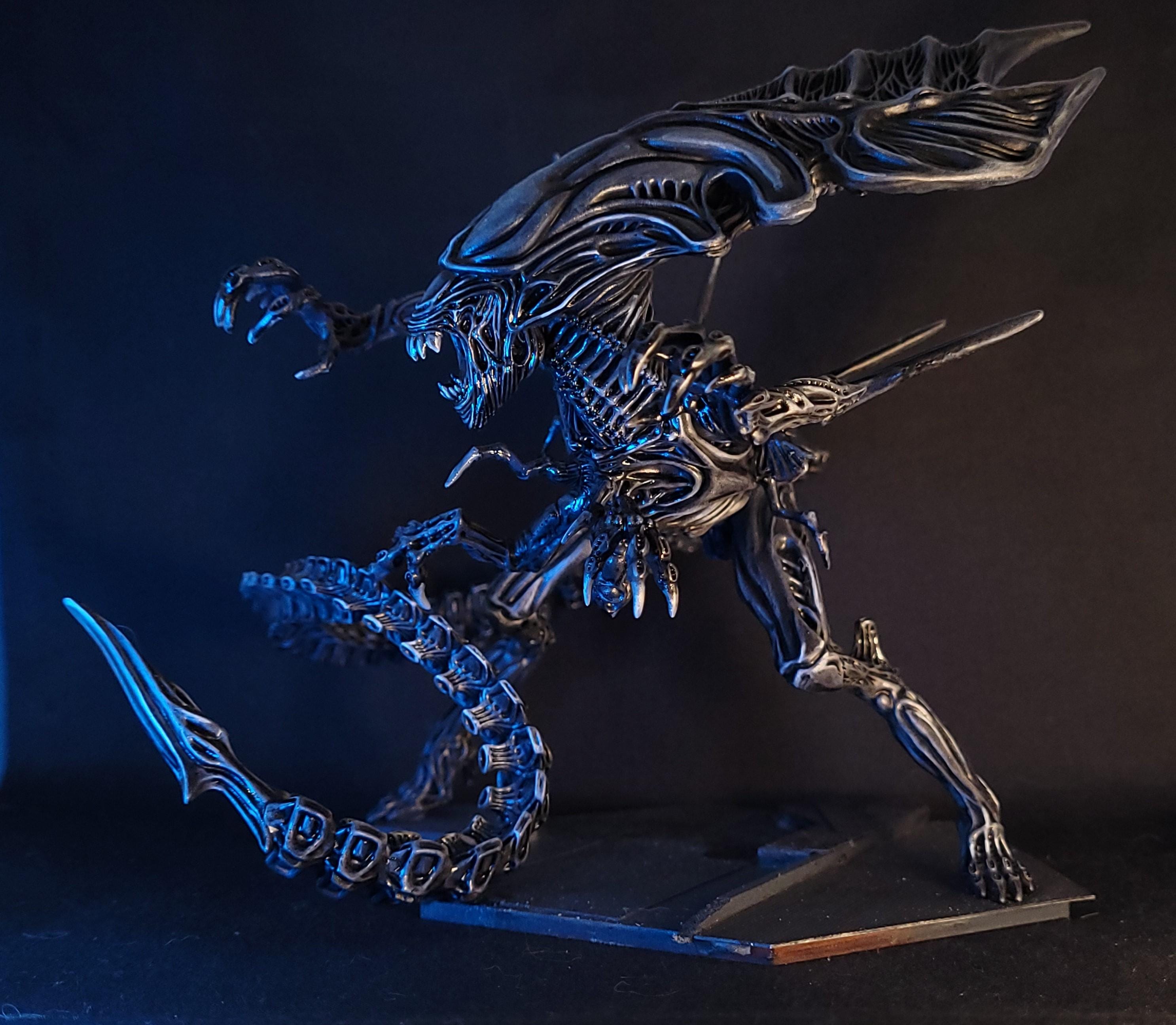 Xenomorph Xeno Brood Mother Resin Miniature for Sci-Fi Tabletop Gaming - Papsikels Alien Queen Figure