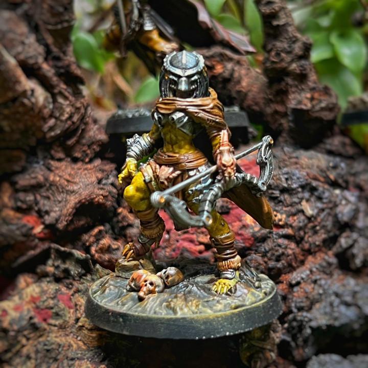 Widow Skull Hunter Ashili: 32mm Resin Miniature for One Page Rules Tabletop RPG Army