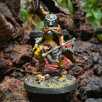 Widow Skull Hunter Ashili: 32mm Resin Miniature for One Page Rules Tabletop RPG Army