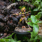 Widow Skull Hunter Owl: 32mm Resin Miniature for Tabletop RPG & One Page Rules Army