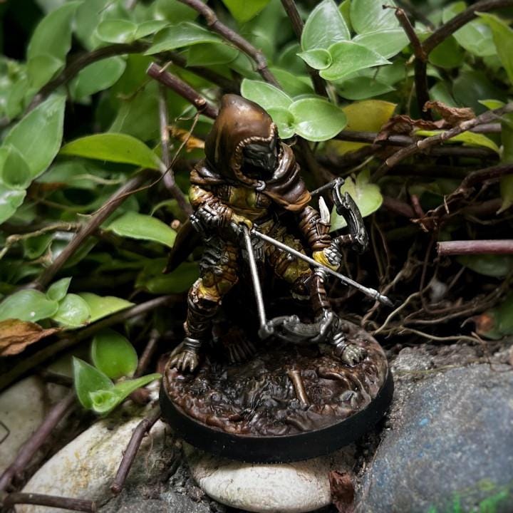 Skull Hunter Miniature - One Page Rules Army - Widow Si El - 32mm Tabletop Figurine