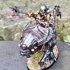 Xenosaur Tyranno Beastmaster Riders - Skull Hunters Army for Tabletop Gaming (32mm Resin Miniatures)