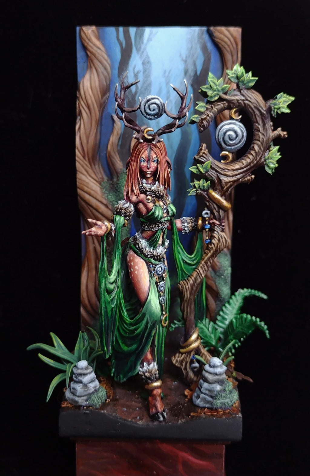 Delilah: Faun Druid Miniature for D&D, Pathfinder TTRPG - Fantasy Forest Creature by Atlas 3DSS