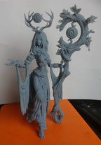 Delilah: Faun Druid Miniature for D&D, Pathfinder TTRPG - Fantasy Forest Creature by Atlas 3DSS