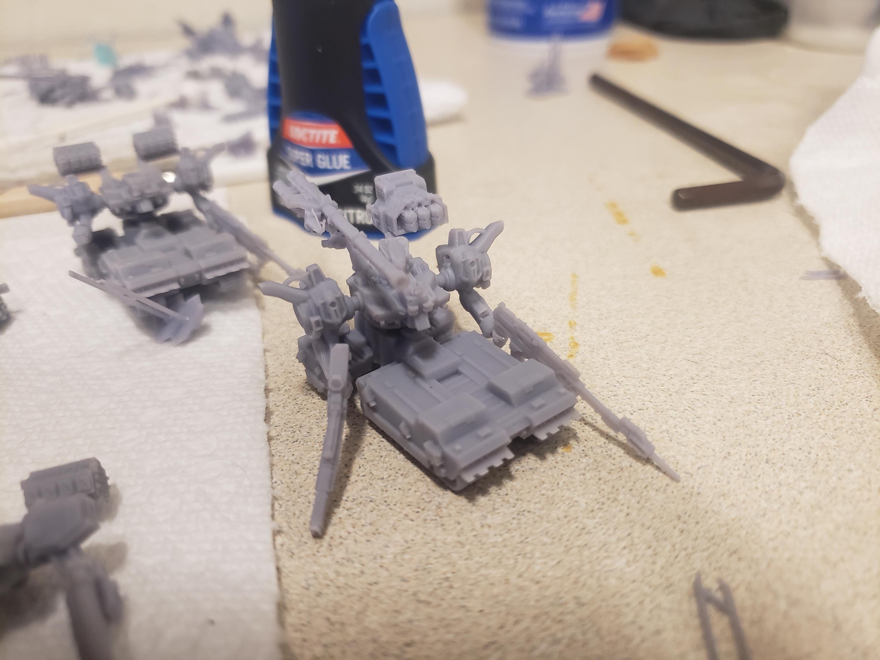 Cyberpunk Armored Frame Tankboy Miniature - Sculpted by Papsikels for Wargaming & RPG