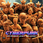 Cyberpunk, Pinup - Danger Girls Abie Biduya, Cyberpunk, Papsikels, 32mm Mini