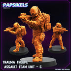 Cyberpunk, Trauma Troupe Assault Team Units, Papsikels, 32mm Mini