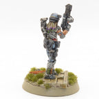 Alien vs Human Colonial Marine Medic Morgan Dallas 32mm Miniature for RPG Tabletop Gaming