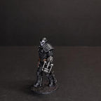 Cyberpunk Ex-Soldier Mercenary Chasing Prey Miniature 32mm - Futuristic RPG Figurine for Tabletop Gaming