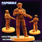 Cyberpunk Haelstrom Gang Machismack 32mm Miniature for RPG & TTRPG - Papsikels Collectible Figure