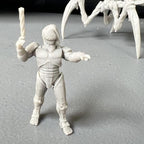 Robocop Santa Miniature: 12 Days of Christmas Sculpture for Wargaming, RPG, TTRPG (32mm)