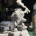 Warrior Krampus Miniature: 12 Days of Christmas Sculpt for Tabletop RPG, Wargaming, 32mm Scale