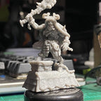 Warrior Krampus Miniature: 12 Days of Christmas Sculpt for Tabletop RPG, Wargaming, 32mm Scale