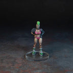 Supah Friends Gang Street Punk Rosana Rozes - 32mm Resin Fantasy Tabletop Miniature by Papsikels