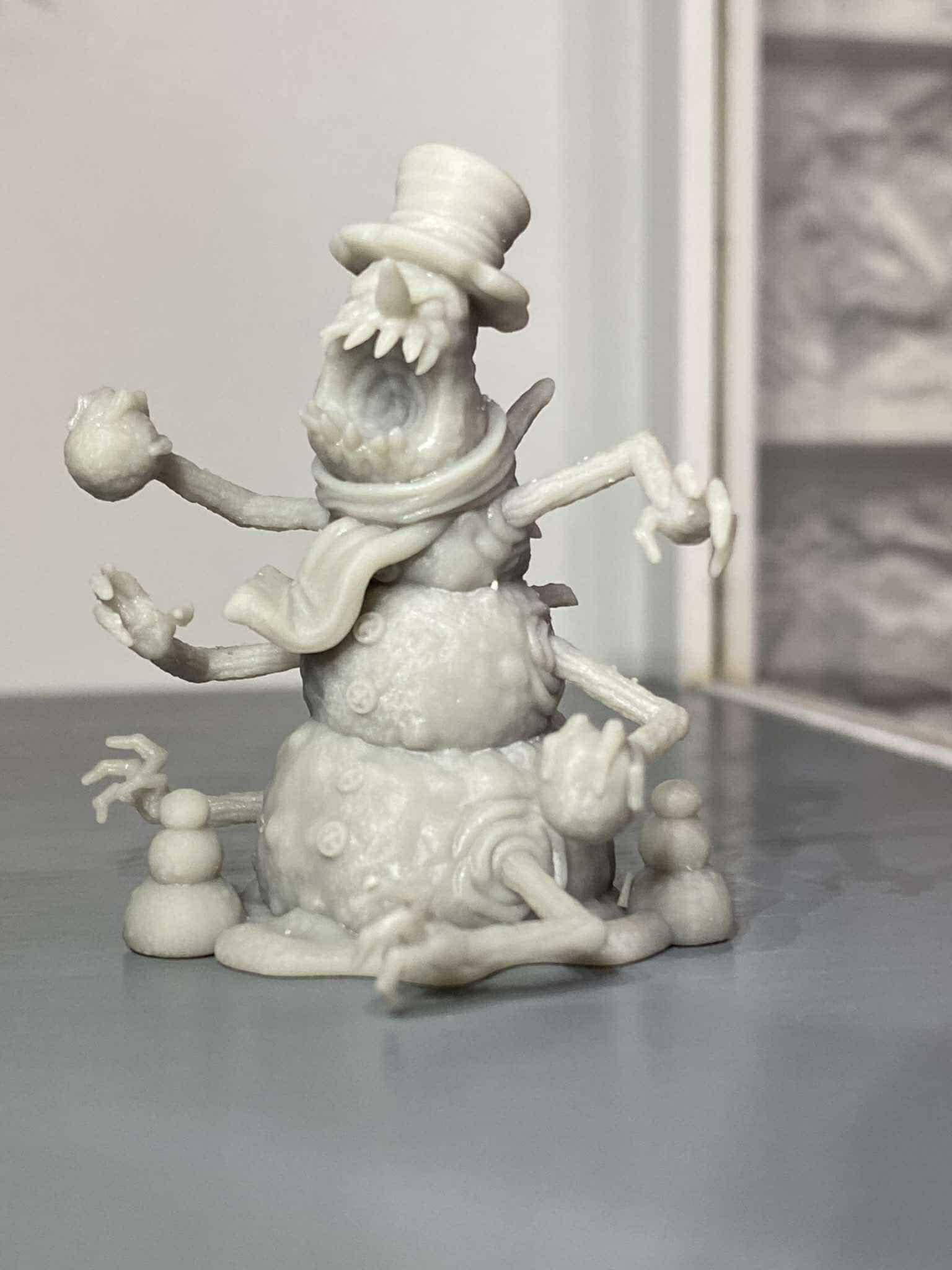 Angry Snowman, Papsikels, Resin Miniature - Tabletop miniature - Fantasy Miniature - 32mm