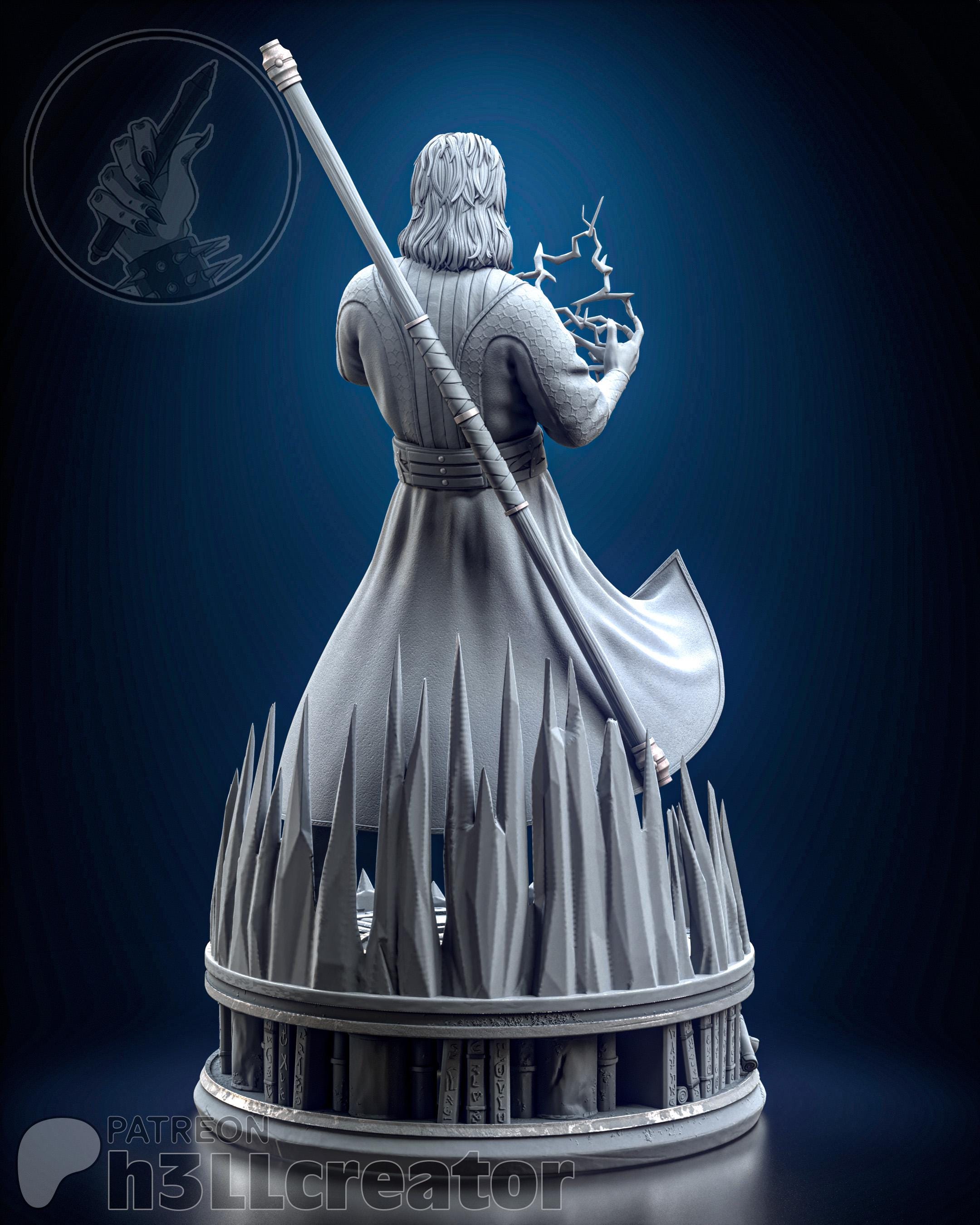 Gale from Baldur's Gate 3 (fan art) | Full Model or Bust | Miniature scale 1:12 | h3LL Creator | DIY Model Kit