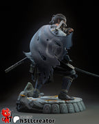 Jin Sakai from Ghost of Tsushima  (fan art) | Full Model | Miniature scale 1:12 | h3LL Creator | DIY Model Kit