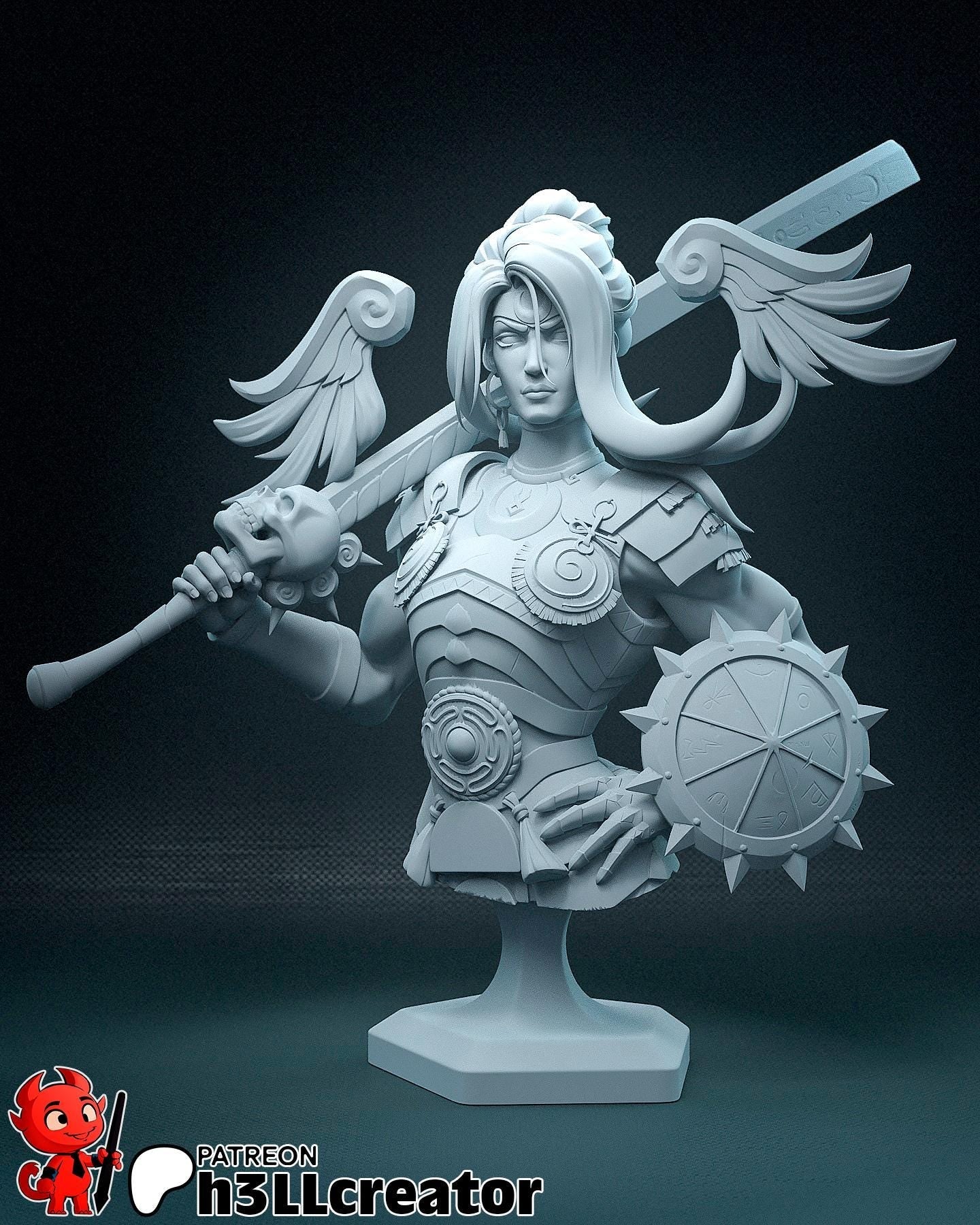 Nemesis: Hades 2 Fan Art, 197mm DIY Model Kit