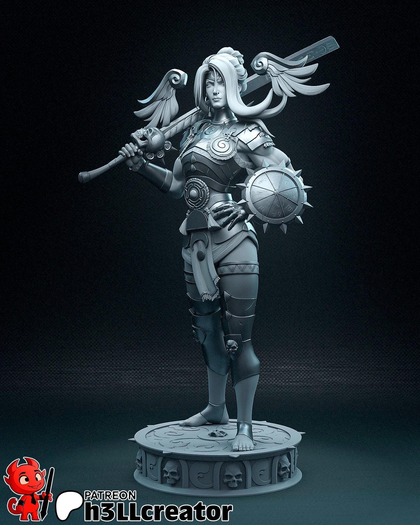 Nemesis: Hades 2 Fan Art, 197mm DIY Model Kit