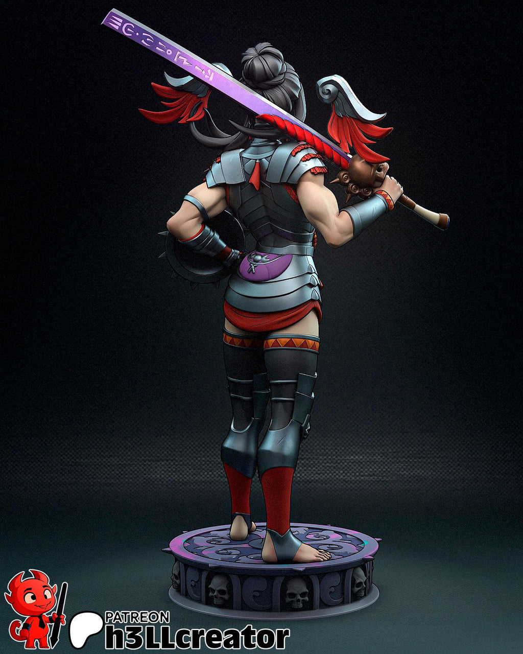 Nemesis: Hades 2 Fan Art, 197mm DIY Model Kit