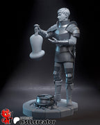 Laios from Delicious in Dungeon (fan art) | Full Model or Bust | Miniature scale 1:12 | h3LL Creator | DIY Model Kit