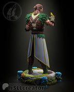 Halsin from Baldur's Gate 3 (fan art) | Full Model or Bust | Miniature scale 1:12 | h3LL Creator | DIY Model Kit