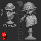 Isha from Arcane (fan art) | Full Model or Bust | Miniature scale 1:12 | h3LL Creator | DIY Model Kit