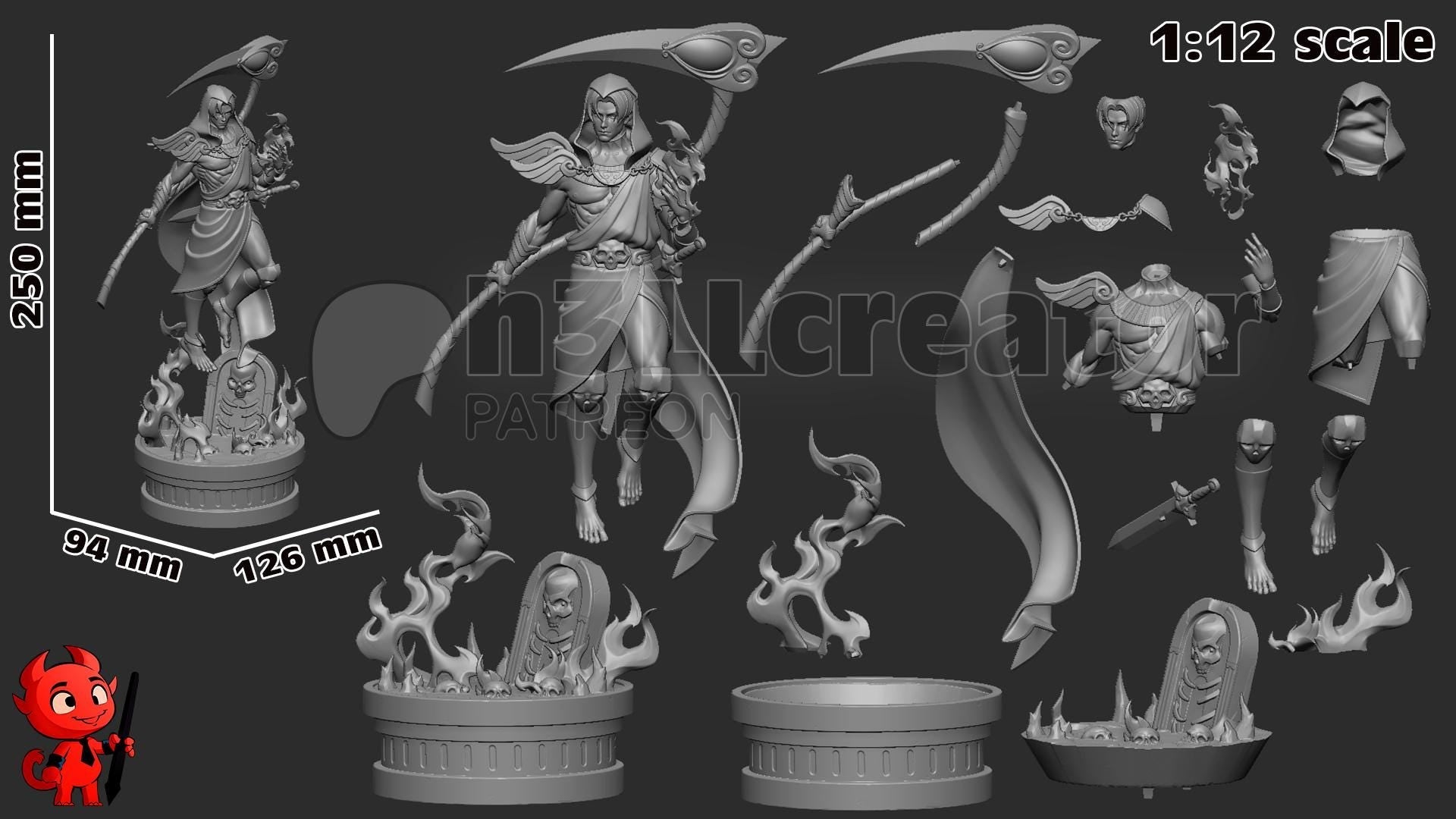 Thanatos Hades 2 Miniature: 250mm Scale Model Kit