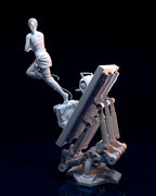 Chell from Portal 2 (fan art) | Full Model or Bust | Miniature scale 1:12 | h3LL Creator | DIY Model Kit