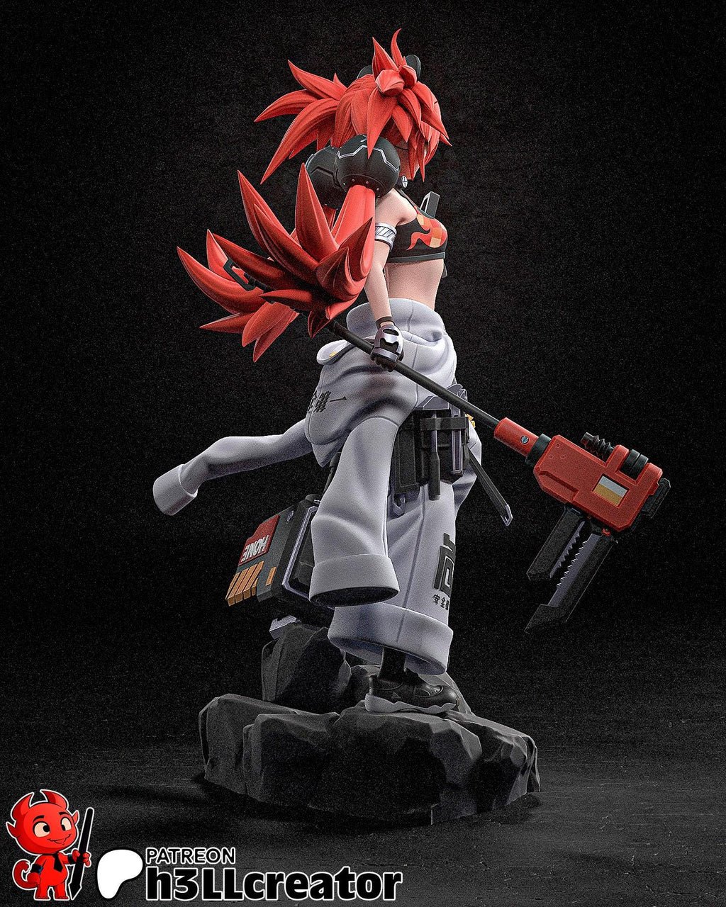 Koleda Belobog from Zenless Zone Zero (fan art) | Full Model or Bust | Miniature scale 1:12 | h3LL Creator | DIY Model Kit