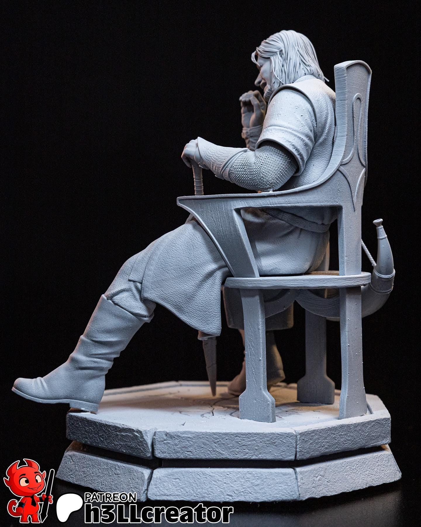 Boromir from The Lord of the Rings (fan art) | Full Model or Bust | Miniature scale 1:12 | h3LL Creator | DIY Model Kit