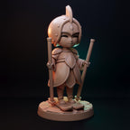 Little Winter Tail - Fantasy Anime Chibi Models - 32mm Resin Figures for RPG