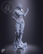 Jack from Mass Effect (fan art) | Miniature scale 1:15 | h3LL Creator | DIY Model Kit