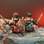 Daki of Quacksonia Mallard Knight | Papsikels, Resin Miniature - Tabletop miniature - Fantasy Miniature - 32mm or 75mm