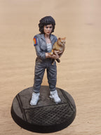 Alien vs Humans Space Crew Warrant Officer Miniature - 32mm Papsikels Sci-Fi RPG Figurine