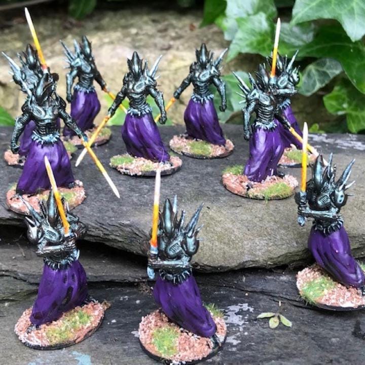 Xeno Sith Alien vs Human 32mm Miniature for Sci-Fi RPG, TTRPG, Colonial Marine Tabletop Gaming