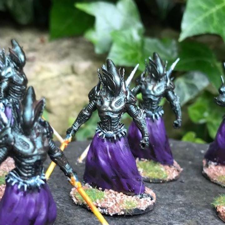 Xeno Sith Alien vs Human 32mm Miniature for Sci-Fi RPG, TTRPG, Colonial Marine Tabletop Gaming