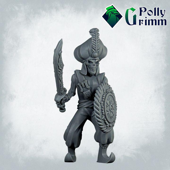 Arabian Nightmare Skeleton Army - Fantasy historic miniatures for tabletop games. 28mm / 32mm Resin Figures for RPG
