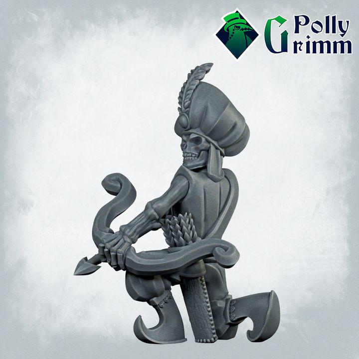 Arabian Nightmare Skeleton Army - Fantasy historic miniatures for tabletop games. 28mm / 32mm Resin Figures for RPG