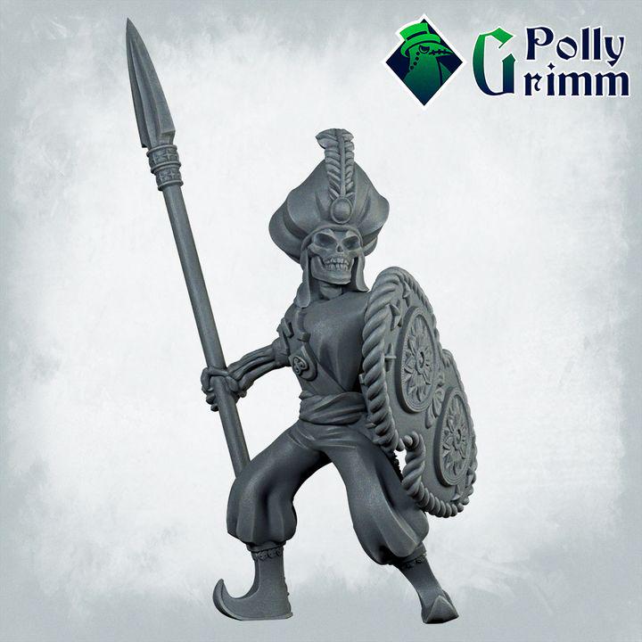 Arabian Nightmare Skeleton Army - Fantasy historic miniatures for tabletop games. 28mm / 32mm Resin Figures for RPG