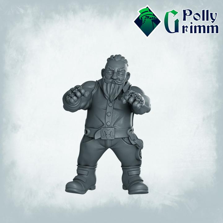 Galaxy Dwarves set - Sci-fi tabletop miniatures for tabletop games. 28mm / 32mm Resin Figures for RPG