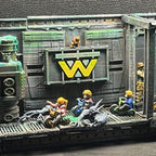 Sci-Fi Colonial Kids 32mm Miniatures for Tabletop RPGs - Alien vs. Human Marines Figures